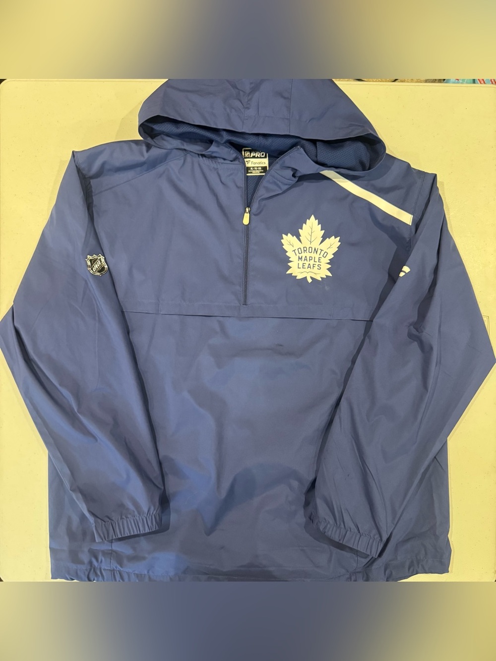 Fanatics Toronto Maple Leafs Pullover Jacket size XL NHL Hockey